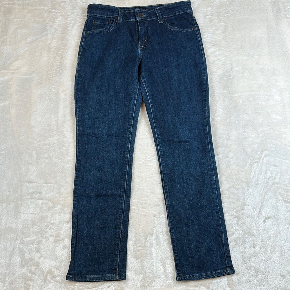 Levi's Women's Straight Leg Jeans - Dark Blue
